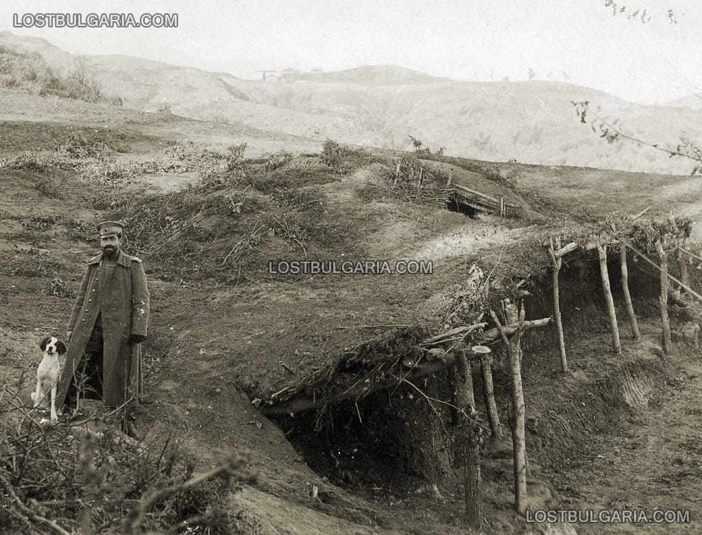 Укрития на 38-ми пехотен Одрински полк на Южния фронт, 1916 г.