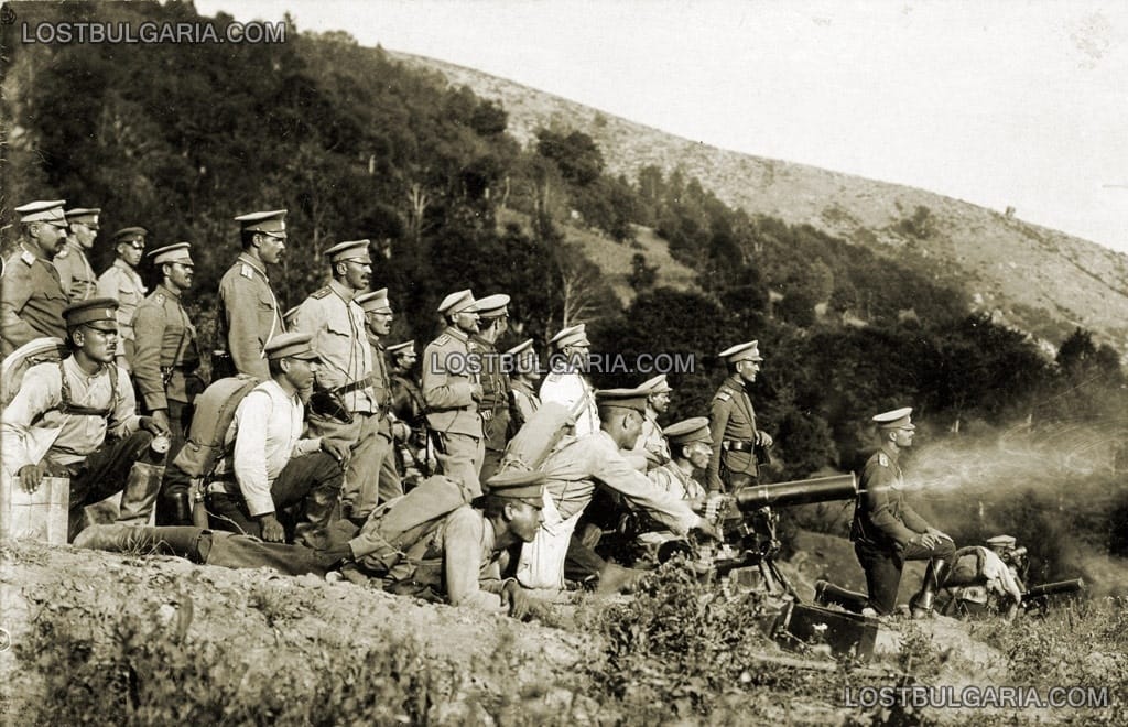 Картечари от 38-ми пехотен Одрински полк, юни 1916 г.
