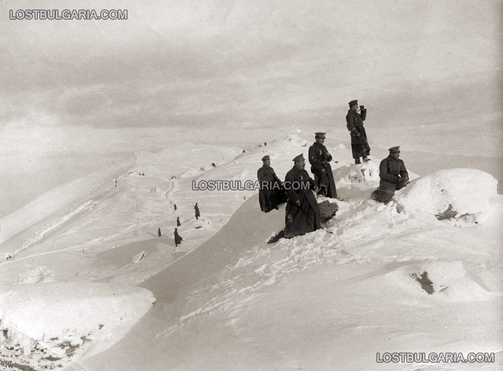 Наблюдение стрелбата на нашата артилерия, месец март 1917 г., Беласица