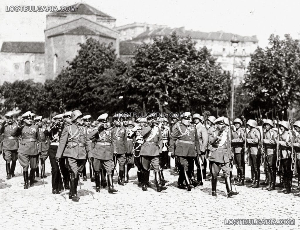 Приемането на строените войски от Н.В.Цар Борис III и генералитета за Гергьовския парад на 6 май 1936 г. 