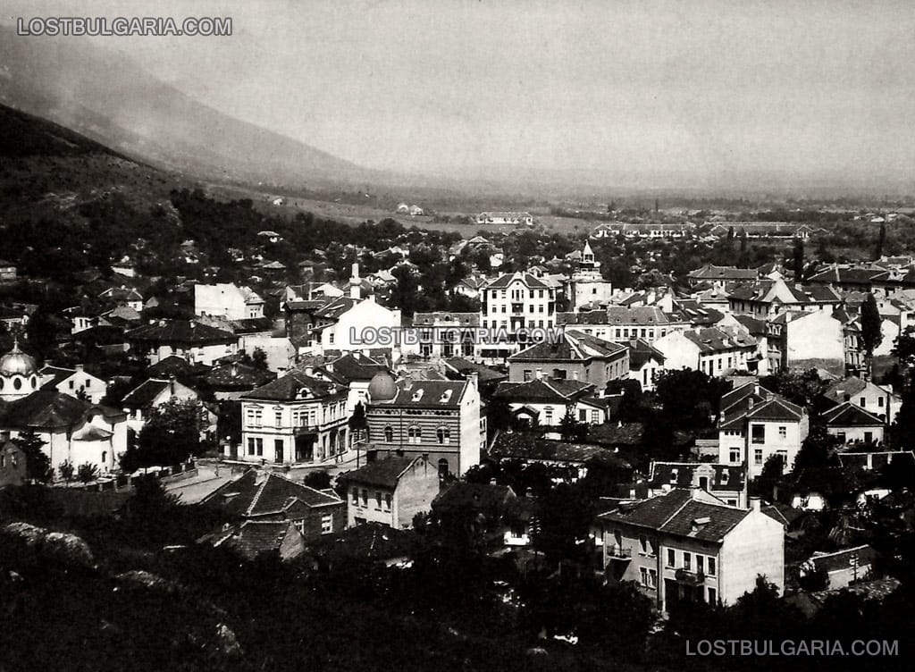 Изглед към град Враца, 30-те години на ХХ век
