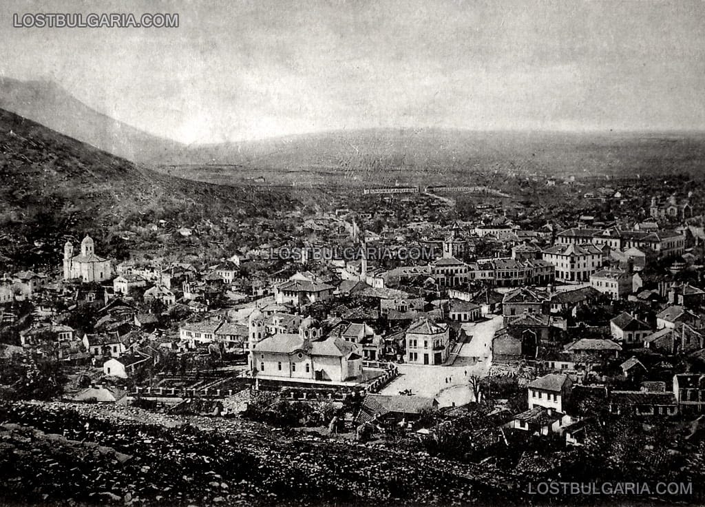 Изглед към град Враца, началото на ХХ век
