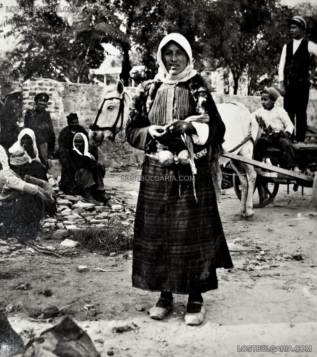 Селяни на пазара в Пловдив, 1929 г.