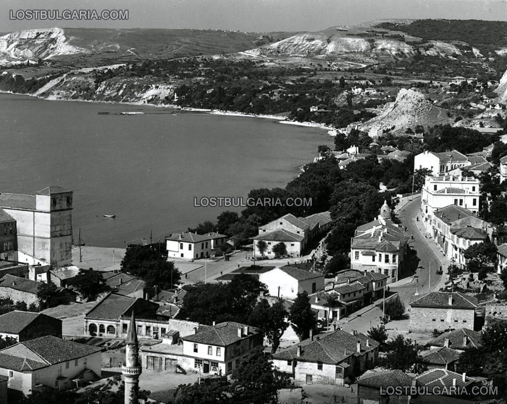 Изглед към залива на Балчик, 60-те години на ХХ век