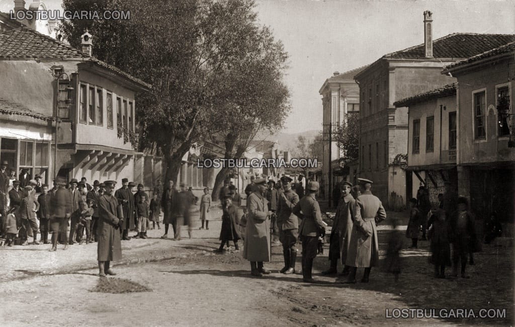 Улица "Цар Фердинанд" в град Прилеп, 1916 г.