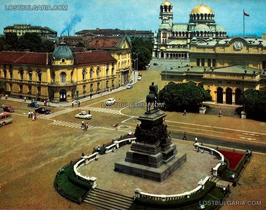 София, площад "Народно събрание", 1968 г.