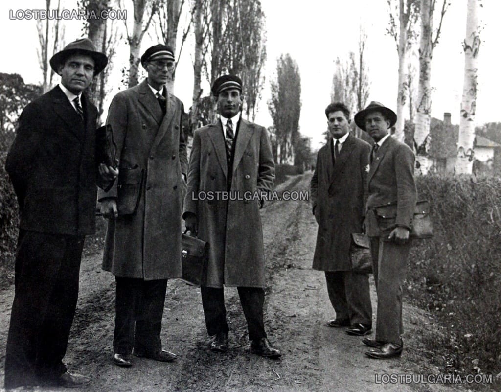Студенти лесовъди, на бъдещия булевард "Драган Цанков" в София, 1929 г.
