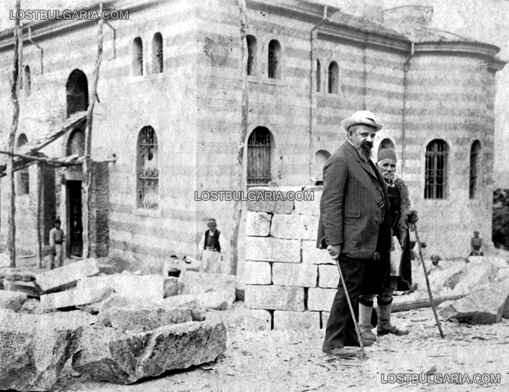 Пенчо Славейков на турне с Народния театър, Македония, 1908 г.