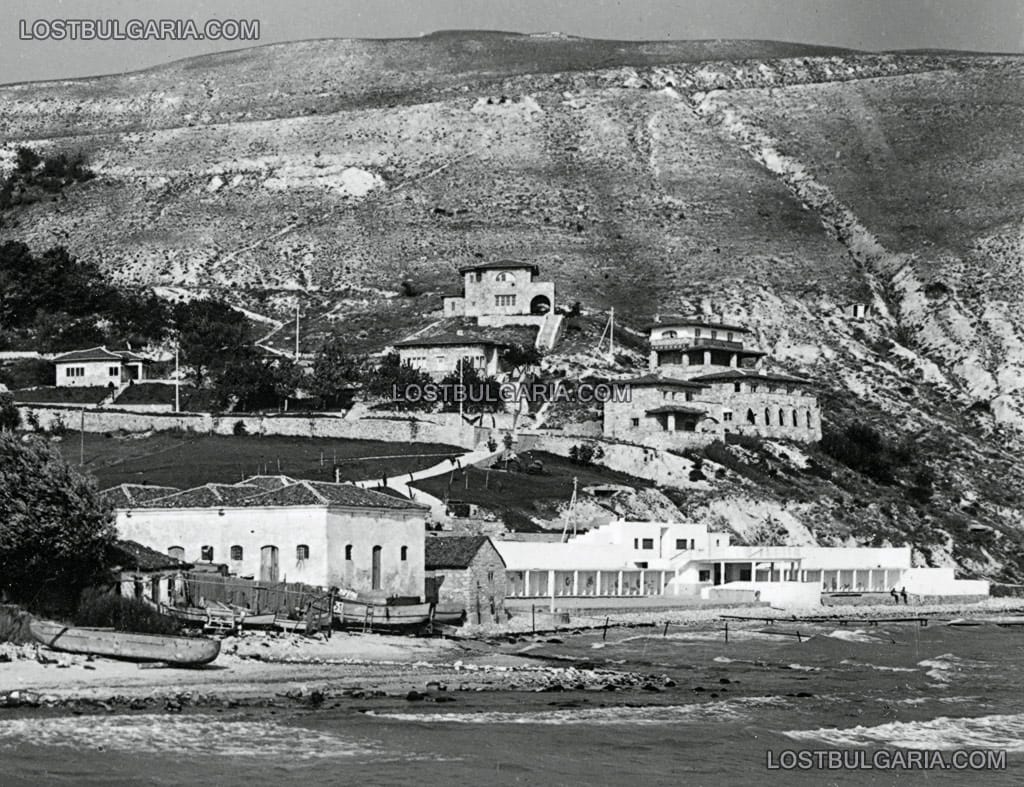 Каварна, част от вилите край рибарското селище, 60-те години на ХХ век