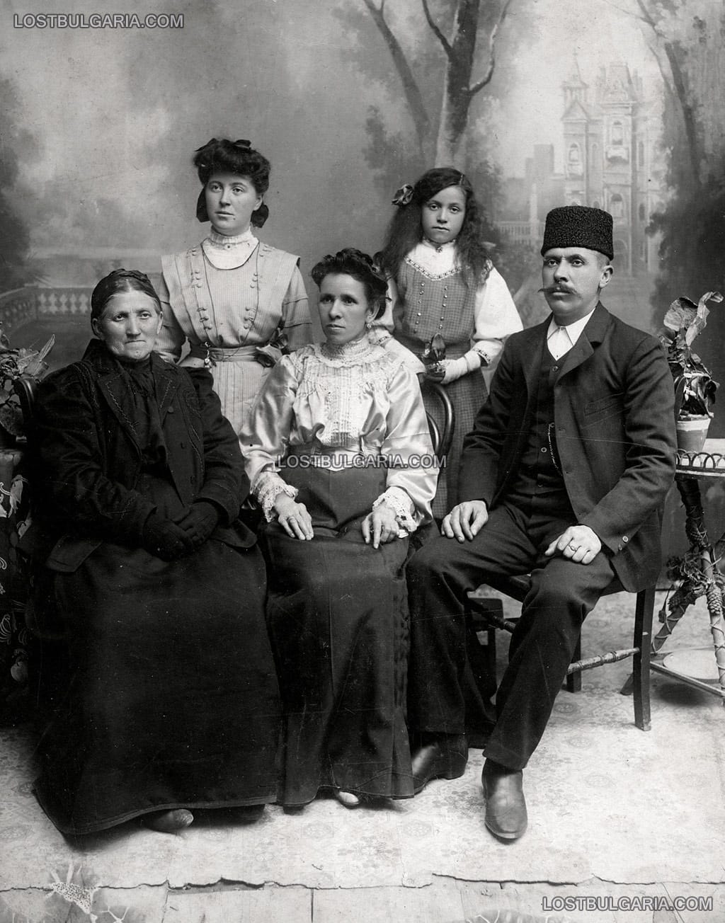 Семейство от Пазарджик, края на  ХIX век