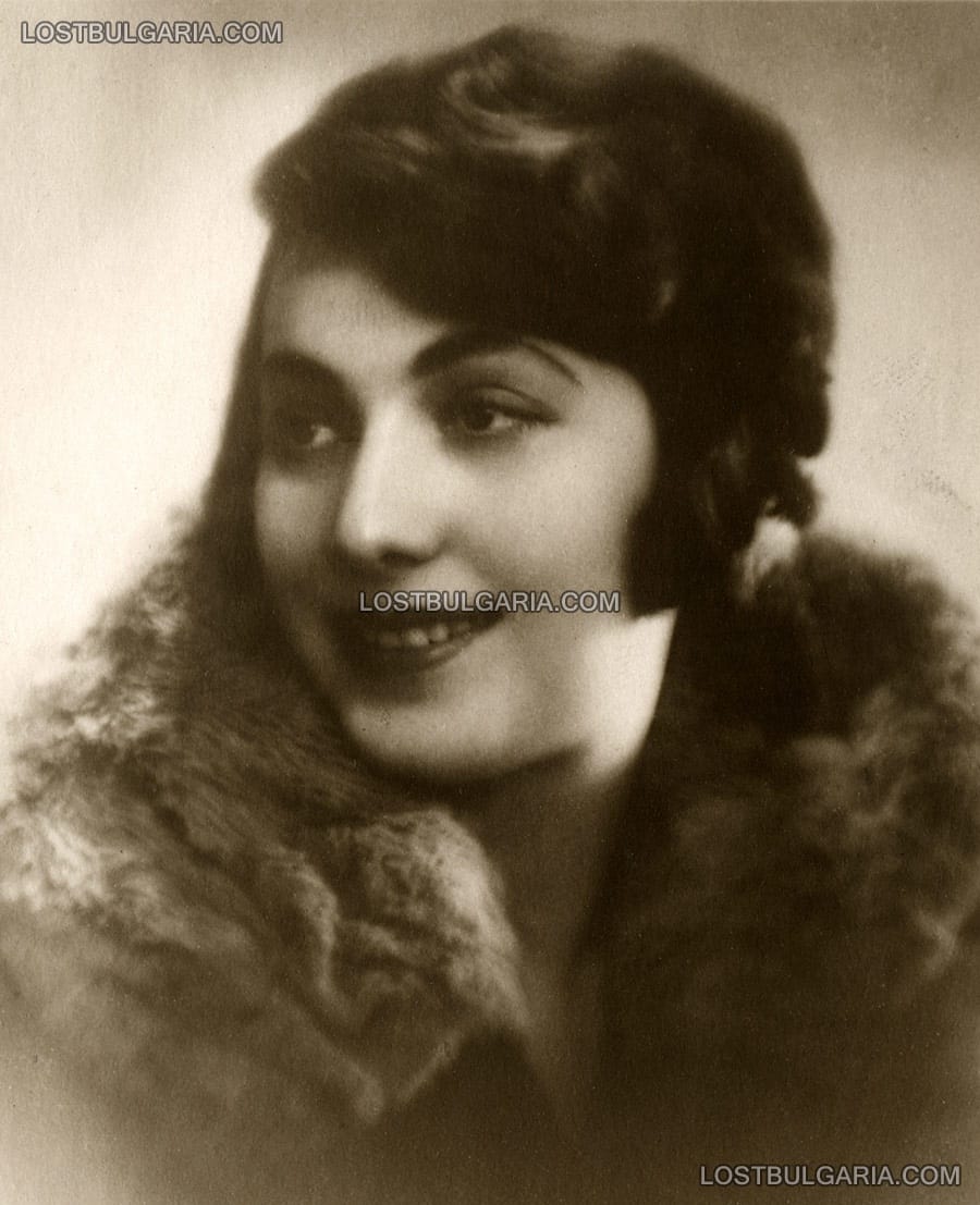 Портрет на актрисата Милка Стубленска, 30-те години на XX век