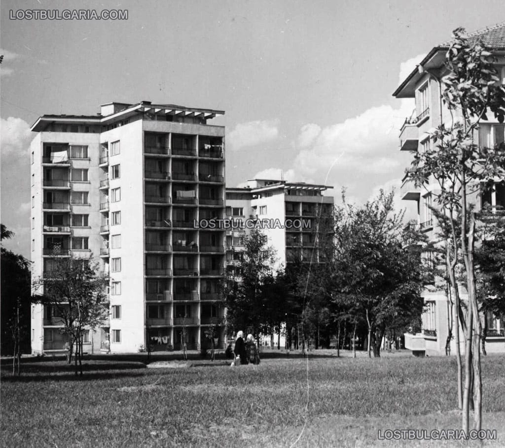 София, новопостроеният комплекс в квартал "Изток", 1967 г.