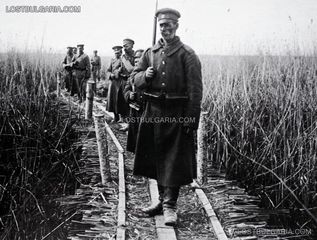 Патрулиращ отред в делтата на река Дунав, пролетта на 1917 г.