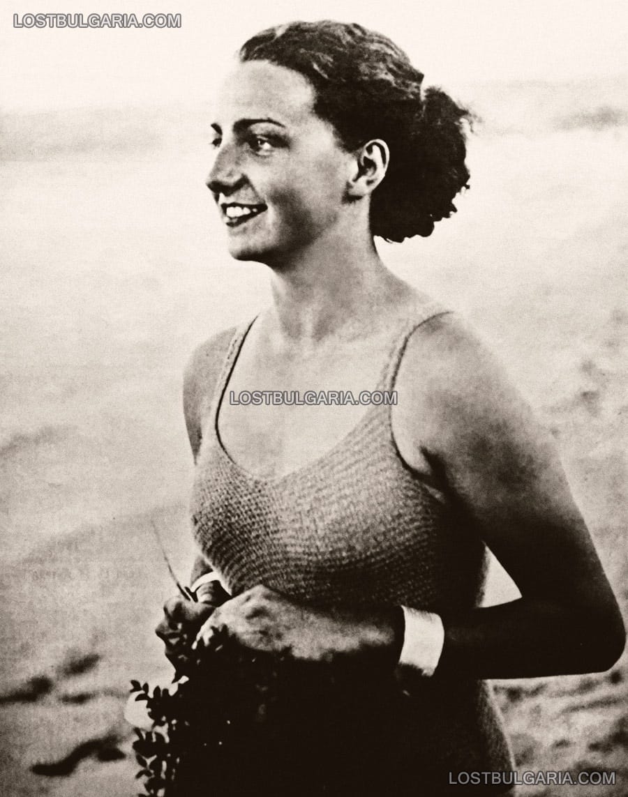 Германката г-ца Фьорстер, избрана за "Царица на плажа", Варна 1933 г.
