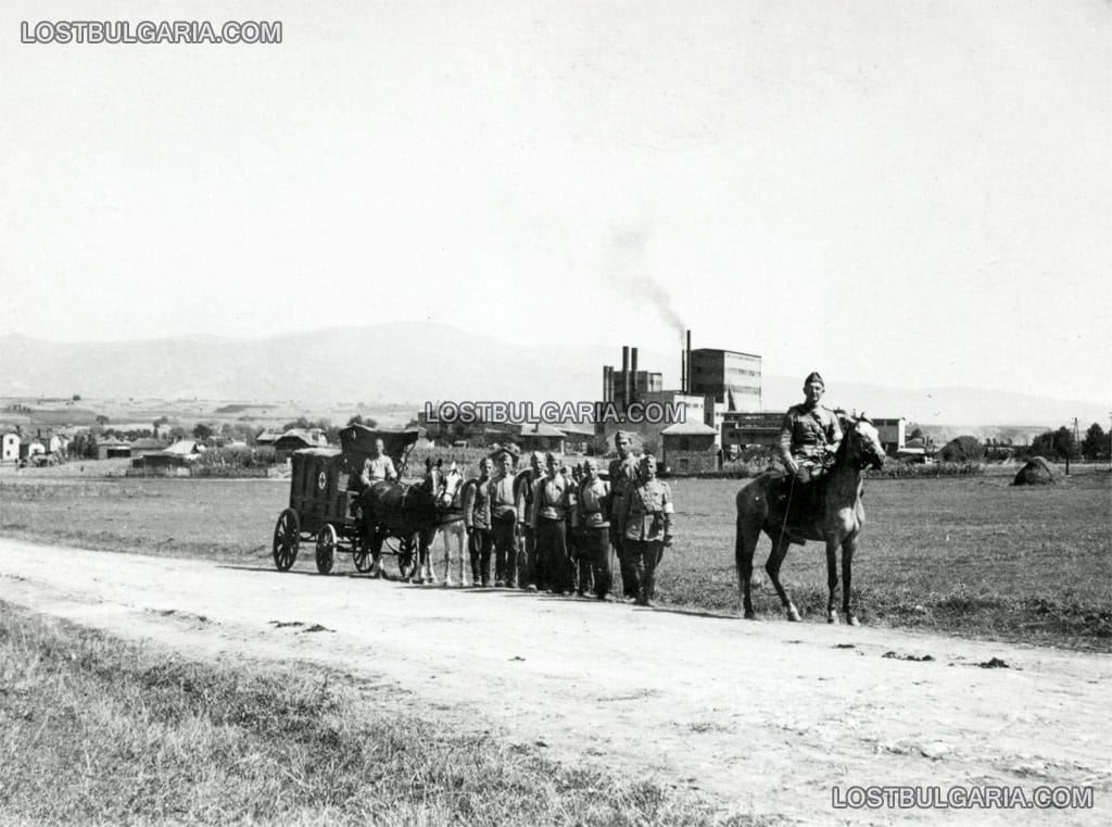 Учение на военна санитарна част край гр. Перник, август 1940 г.