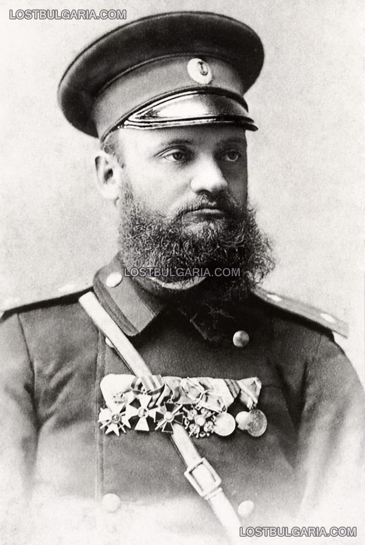 Майор Данаил Николаев (1852-1942), главнокомандващ на Източнорумелийската милиция, един от главните участници в Съединението, Пловдив около 1885 г.