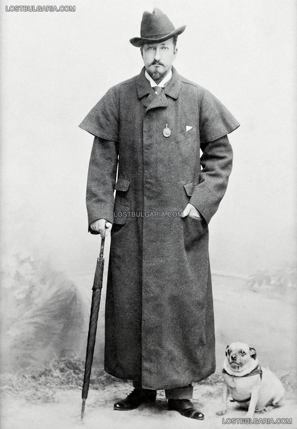Фотография на Фердинанд фон Сакс Кобург-Гота малко преди избирането му за Княз на България, 10 май 1886 г.