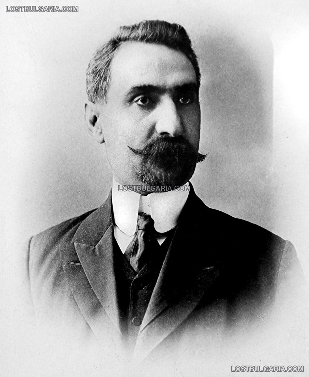 Портрет на министър-председателя Александър Малинов от времето на правителството, обявило Независимостта на Царство България, 1908 г.