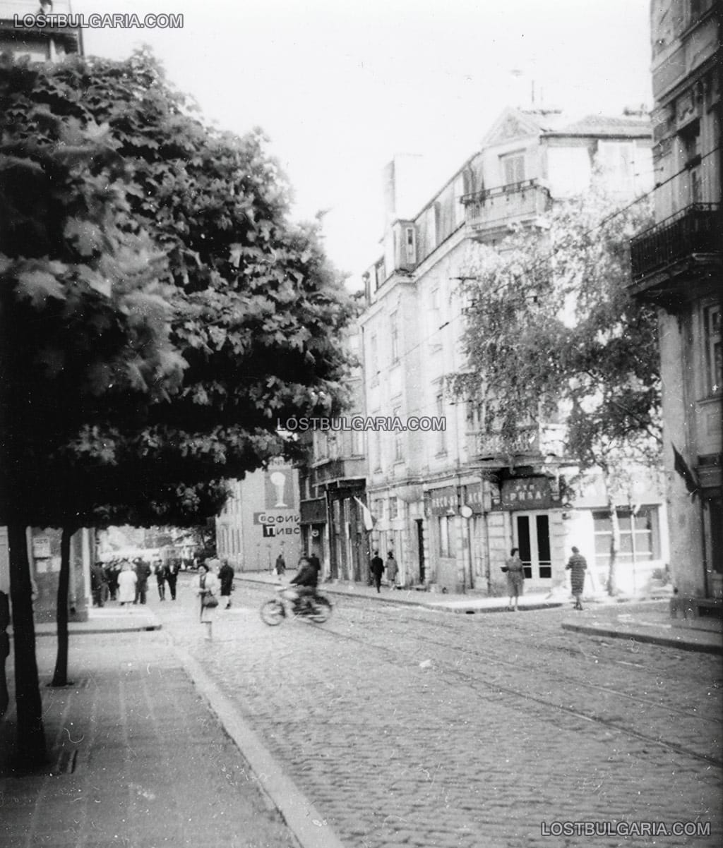 София, улица "Граф Игнатиев", началото на 60-те години на ХХ век