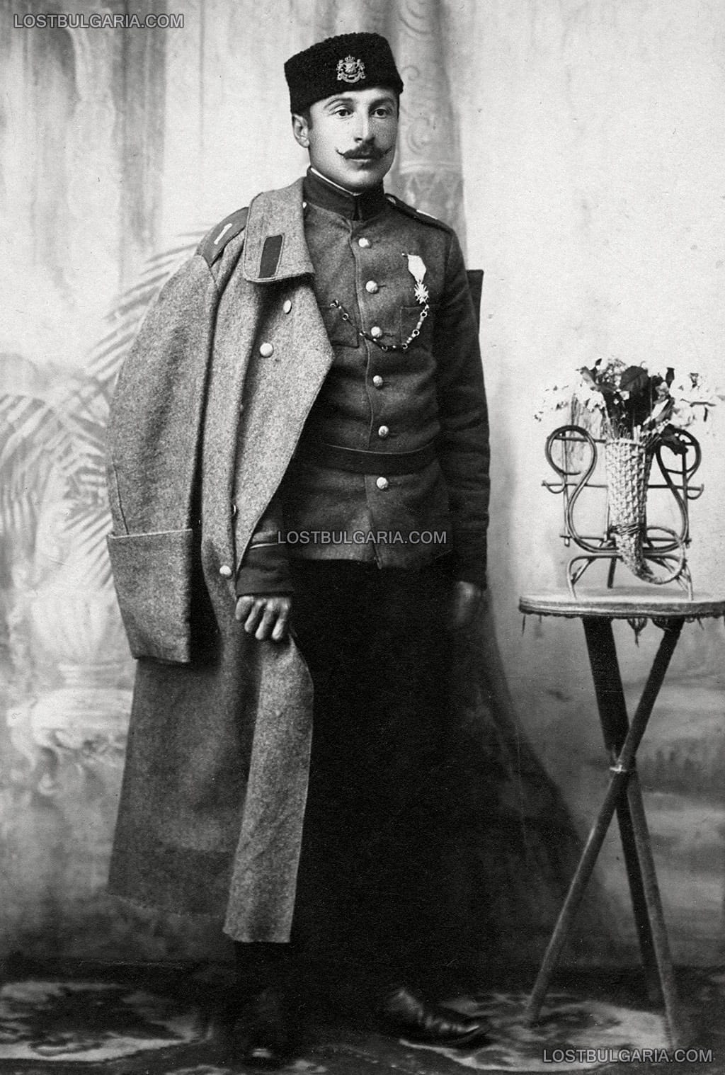 Фотография на войник, участник в Балканските войни, Дупница 1914 г.