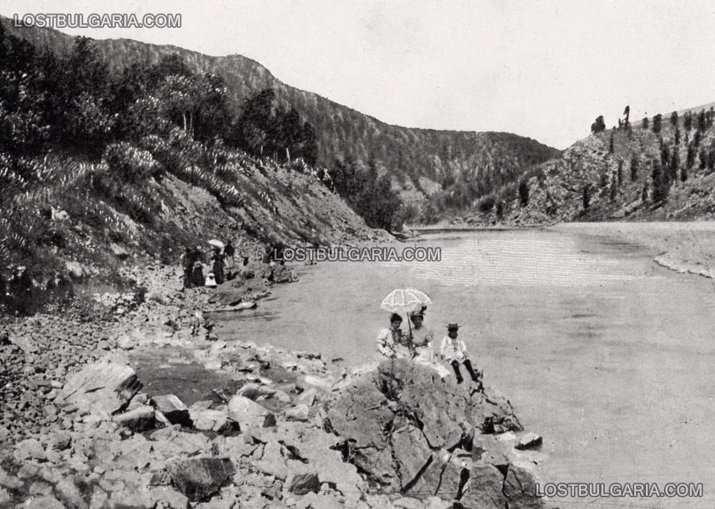Дефилето на река Искър край Своге, началото на ХХ век