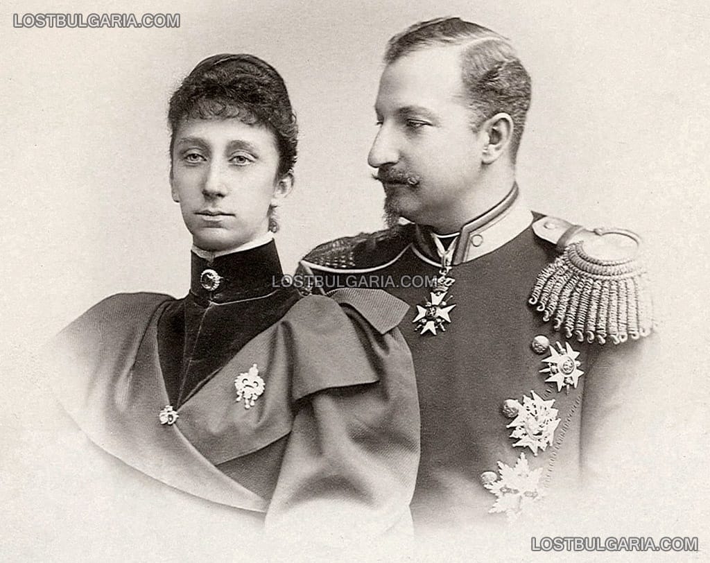Семеен портрет на Княз Фердинанд и Княгиня Мария Луиза заснет скоро след сватбата им, Виена, април-май 1893 г.