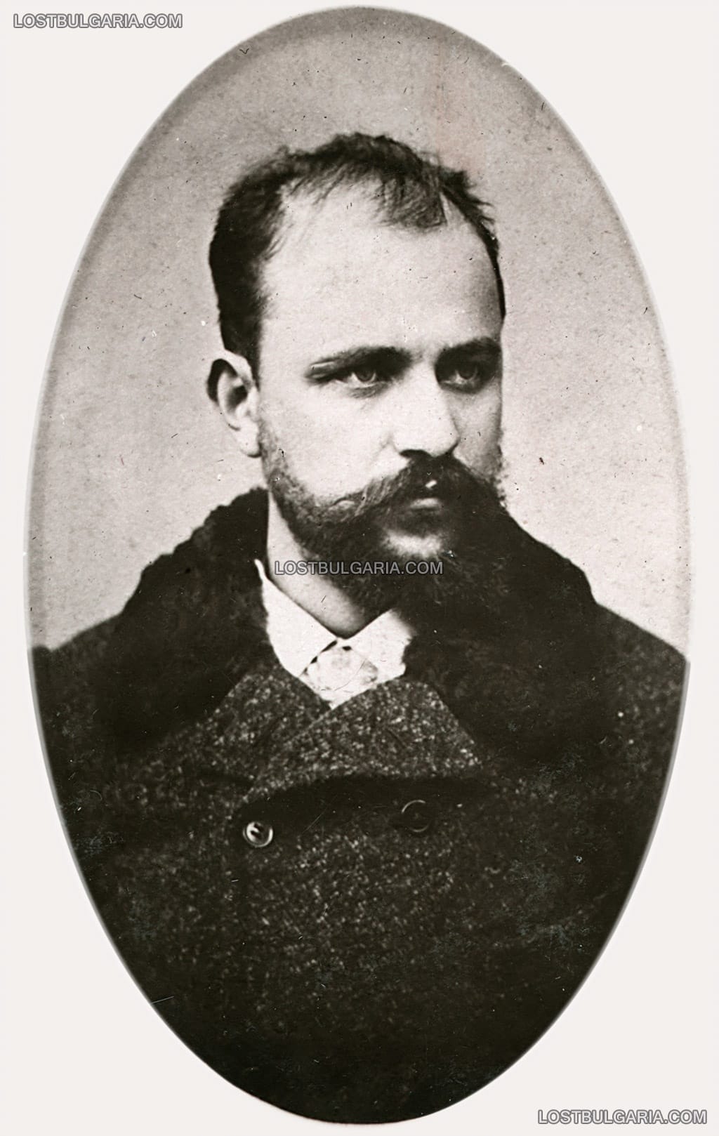 Портрет на Лазо Иванов Писковски, опълченец от VI дружина при майор Николай Александрович Беляев, 1878 г.