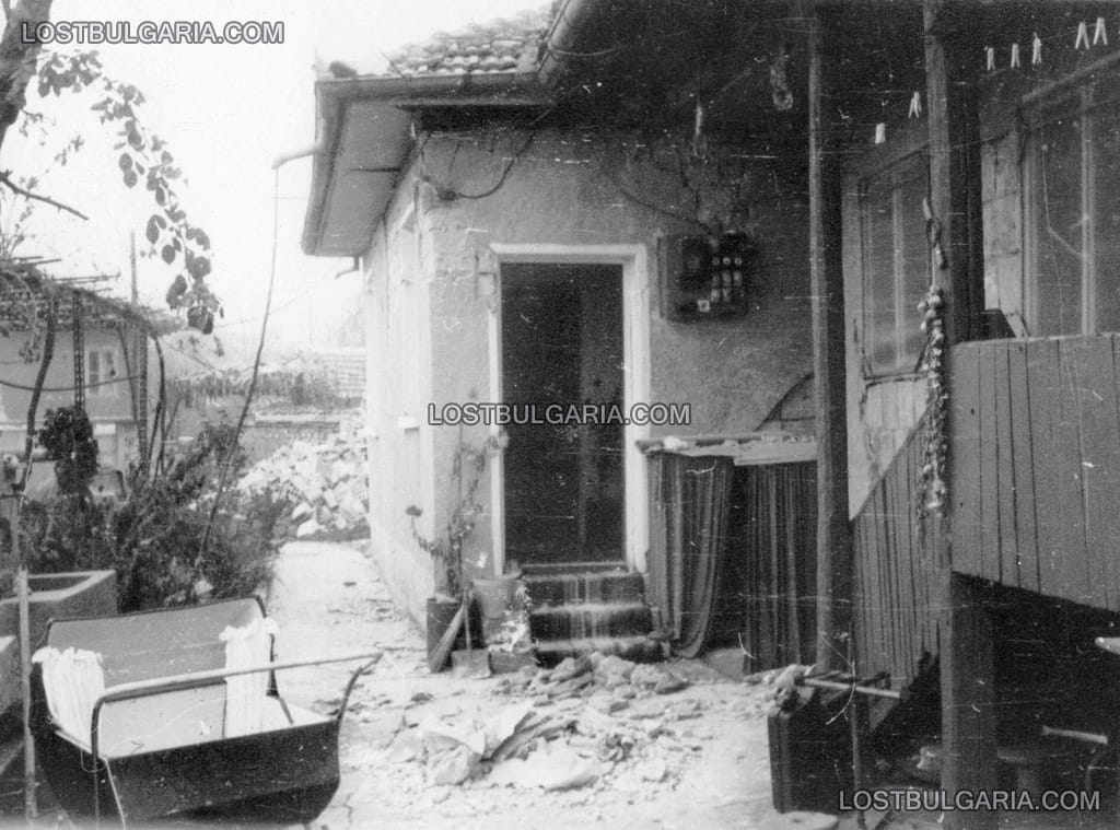 Разрушения след голямото земетресение в Стражица, 1986 г.