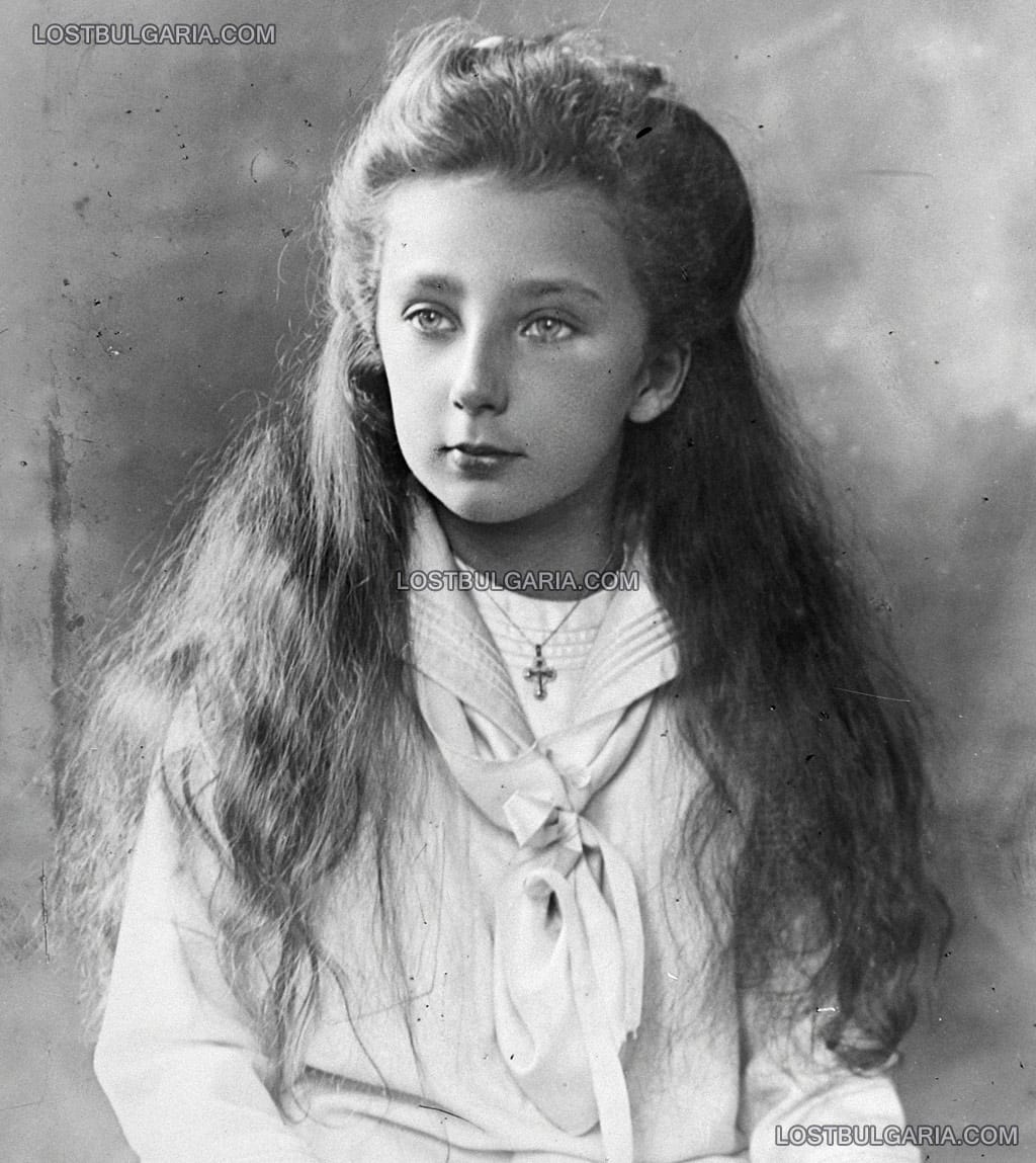 Портрет на Княгиня Надежда, заснет в София около 1908 г. от Георг Волц