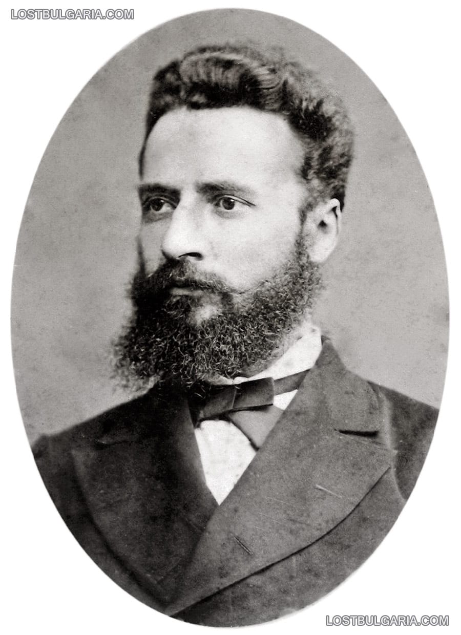 Портрет на Христо Ботев, заснет в Букурещ от Бабет Енгел, около 1868 г.
