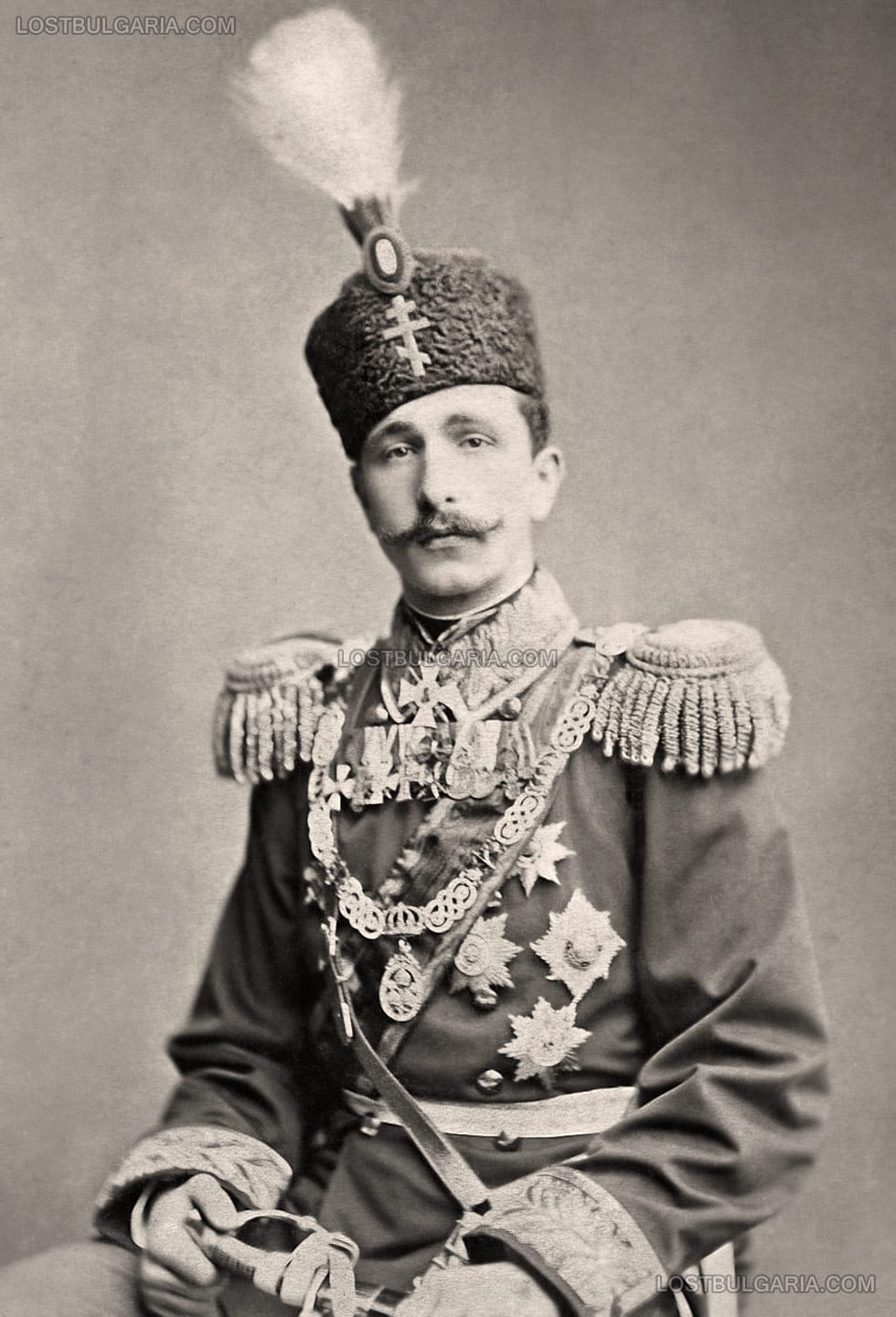 Портрет на Княз Александър I Батенберг скоро след пристигането му в България, около 1879-1881 г.