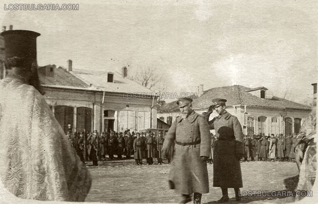 Богоявление - 19 януари 1918 г. в град Тулча (Румъния), в центъра генерал Георги Тодоров