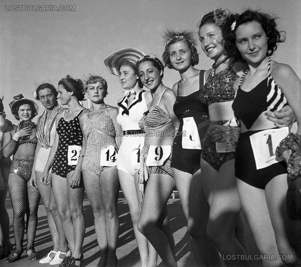 Конкурс за женска красота, Варна, края на 30-те години на ХХ век